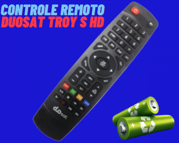 Controle Remoto Duosat Troy S HD
