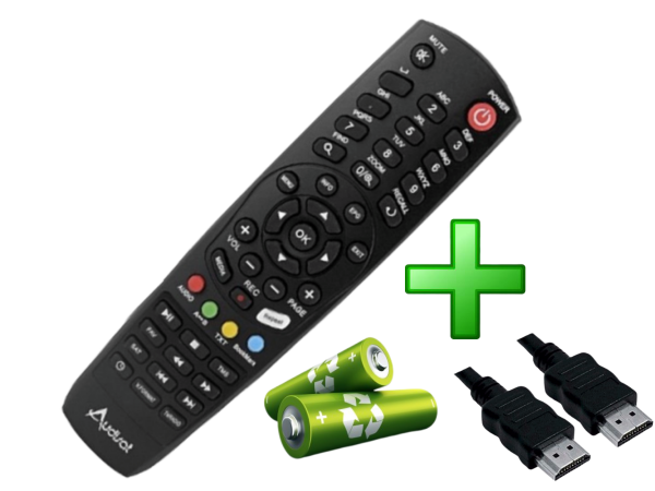 Controle Remoto Audisat K10 Urus+BRINDE
