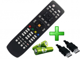 Controle Remoto Receptor Azamerica S1007 Plus ACM+BRINDE