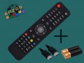 Americabox S205+Plus KIT PROMOCIONAL COM PILHAS E CABO HDMI