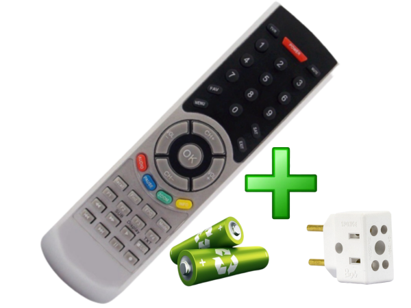 Controle remoto Receptor FreeSky Max HD Mini+BRINDE
