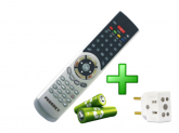 Controle Remoto Receptor Freesky Freeduo+ HD Plus+BRINDE