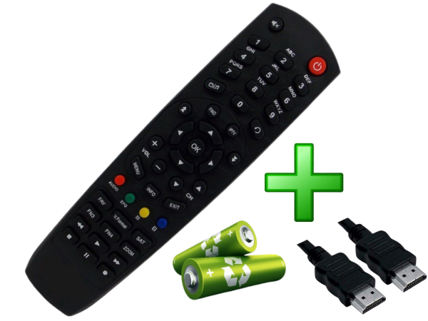 Controle Remoto Receptor Boxat HD 100+BRINDE