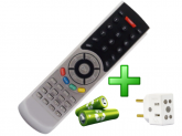Controle Remoto Receptor Freesky Free Duo X+ +BRINDE