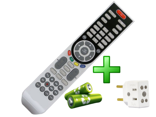 Controle Remoto Receptor Duosat Blade Black Series+BRINDE