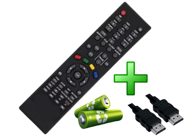 Controle Remoto Receptor Azbox Spyder HD Wi-Fi+BRINDE