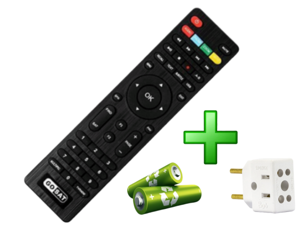 Controle Remoto Receptor GoSat CS+ DVB-S2+BRINDE